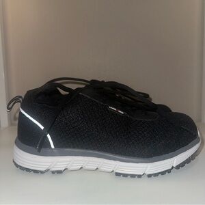 Larn Mern Steel toe tennis shoes - Work shoes with steel toe, cushion inner sole